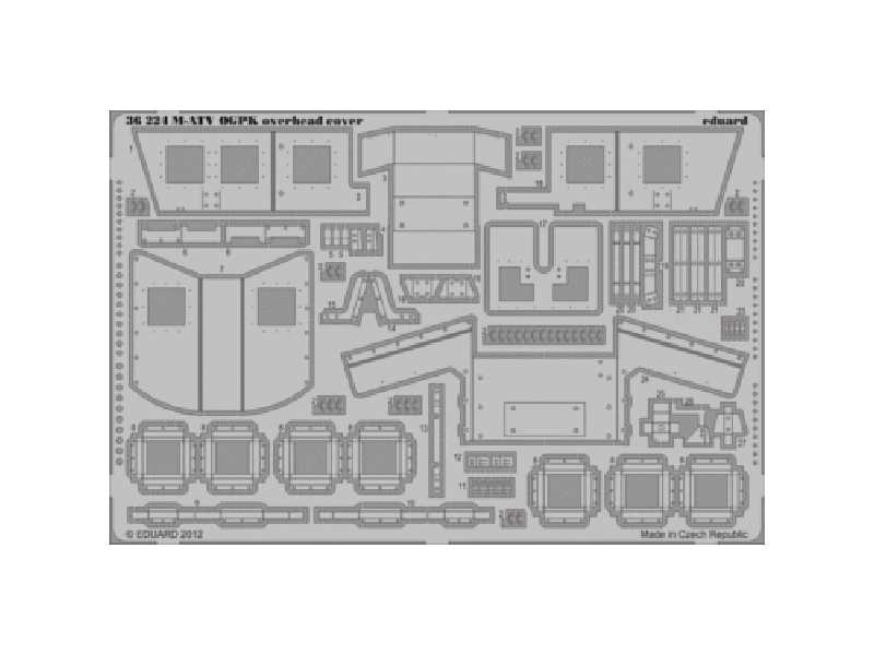 M-ATV OGPK overhead cover 1/35 - Kinetic - image 1