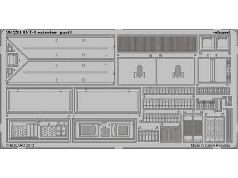 LVT-4 exterior 1/35 - Afv Club - image 1