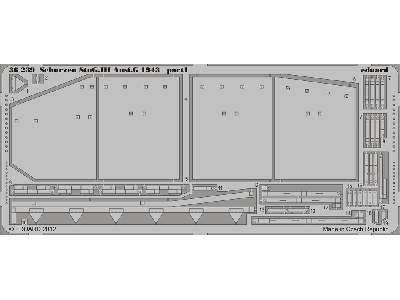 Schurzen StuG. III Ausf. G 1943 1/35 - Dragon - image 2
