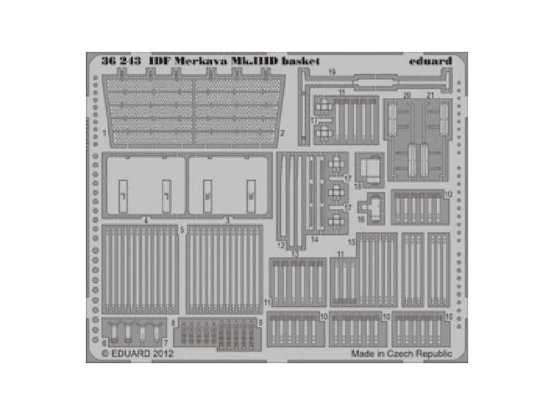 IDF Merkava Mk. IIID basket 1/35 - Meng - image 1 IDF Merkava Mk. IIID basket 1/35 - Meng - image 1