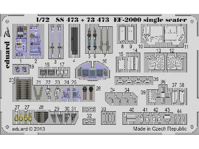 EF-2000 single seater 1/72 - Hasegawa - image 2