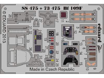 Bf 109F S. A. 1/72 - Zvezda - image 1