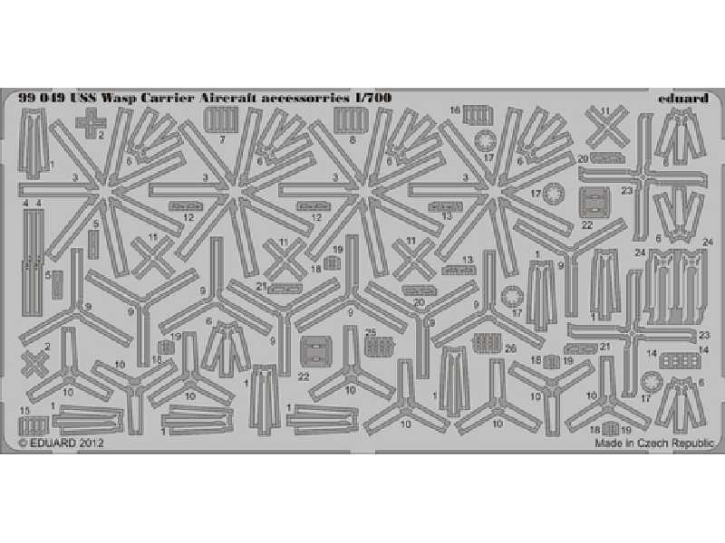 USS WASP Carrier Aircraft accessories 1/700 - Hobby Boss - image 1