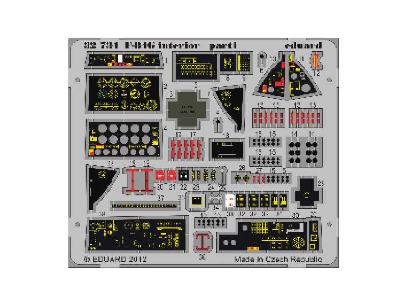 F-84G interior S. A. 1/32 - Hobby Boss - image 1