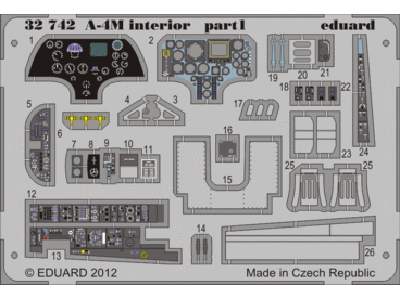 A-4M interior S. A. 1/32 - Trumpeter - image 1