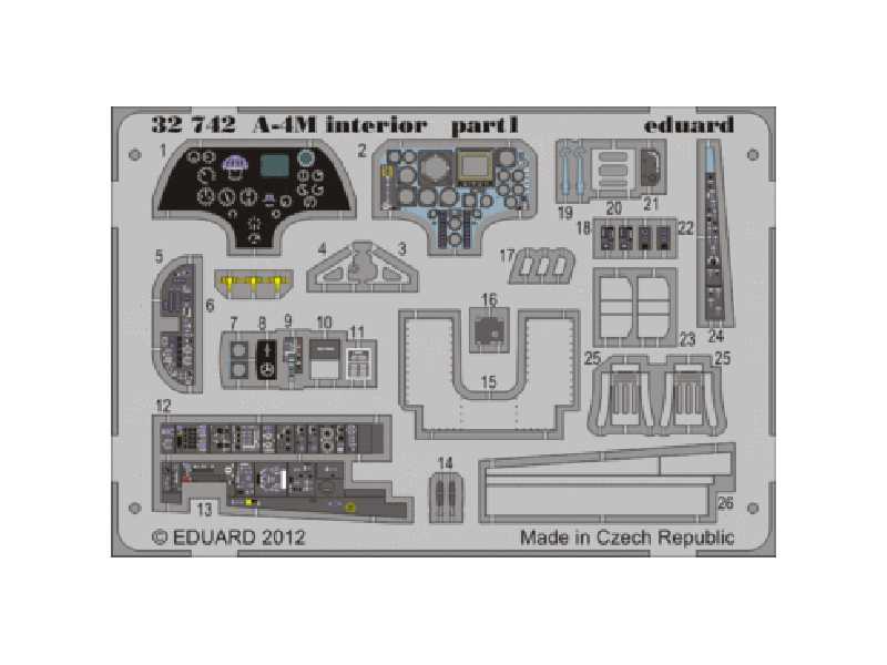 A-4M interior S. A. 1/32 - Trumpeter - image 1