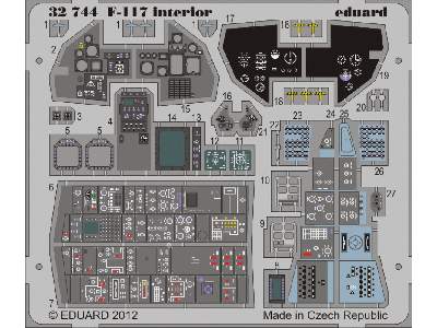 F-117 interior S. A. 1/32 - Trumpeter - image 2