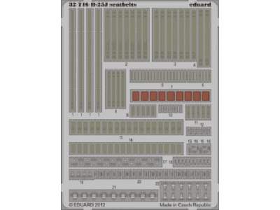 B-25J seatbelts 1/32 - Hk Models - image 1