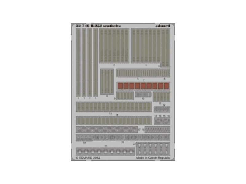 B-25J seatbelts 1/32 - Hk Models - image 1