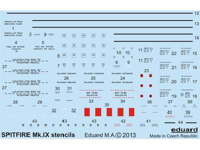 Spitfire stencils 1/48 - image 1