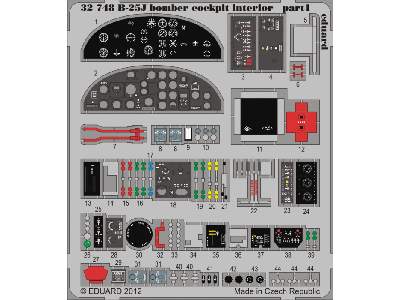 B-25J bomber cockpit interior S. A. 1/32 - Hk Models - image 2