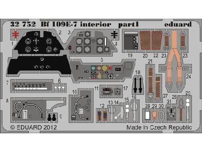 Bf 109E-7 interior 1/32 - Trumpeter - image 1