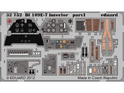 Bf 109E-7 interior 1/32 - Trumpeter - image 2