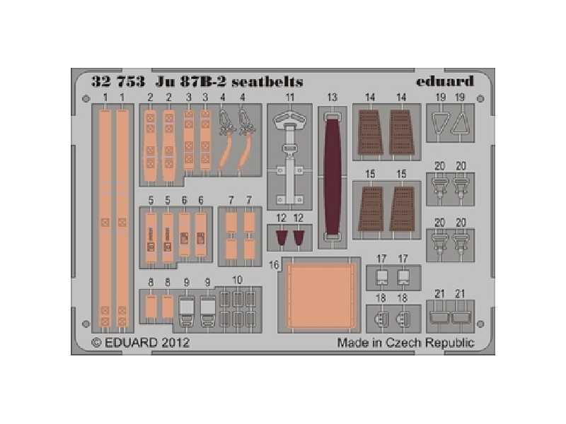 Ju 87B-2 seatbelts 1/32 - Trumpeter - image 1