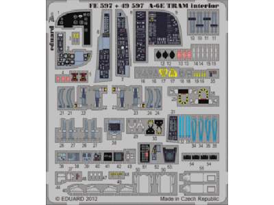 A-6E TRAM interior S. A. 1/48 - Kinetic - image 1