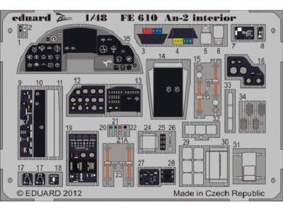 An-2 interior S. A. 1/48 - Hobby Boss - image 1