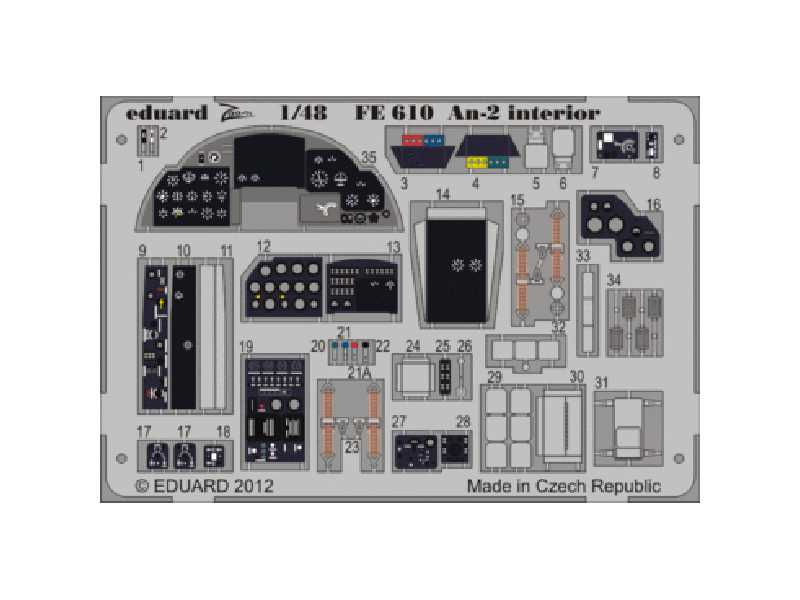 An-2 interior S. A. 1/48 - Hobby Boss - image 1