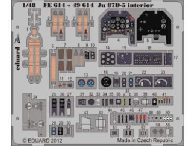 Ju 87D-5 interior S. A. 1/48 - Italeri - image 1