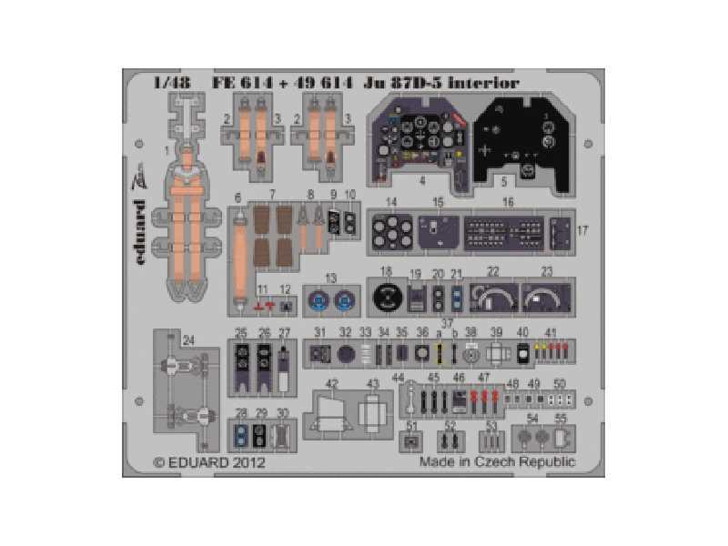 Ju 87D-5 interior S. A. 1/48 - Italeri - image 1