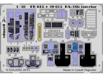 EA-18G interior S. A. 1/48 - Italeri - image 1