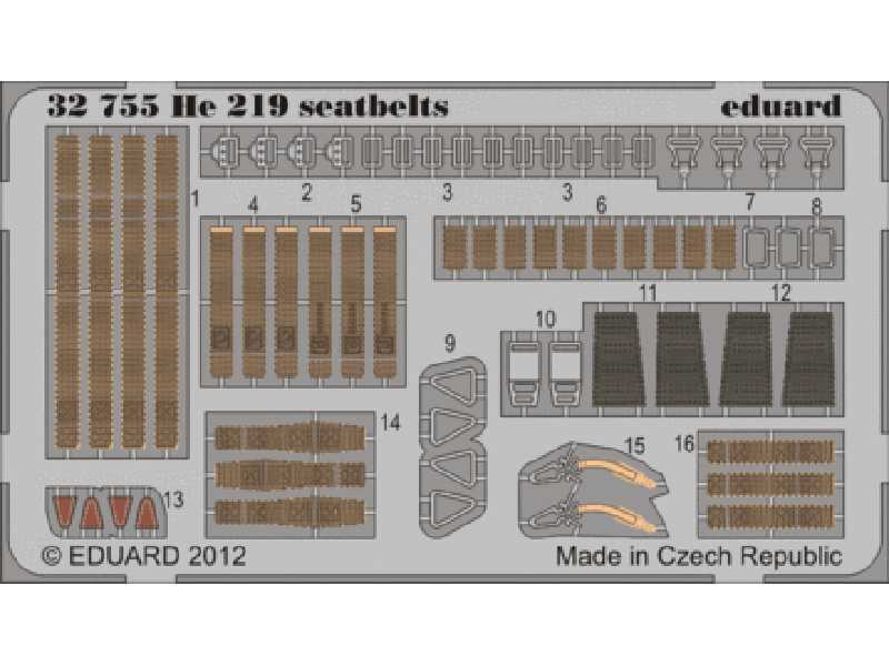 He 219 seatbelts 1/32 - Revell - image 1