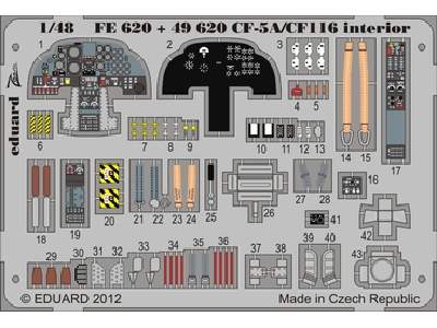 CF-5A/ CF-116 interior S. A. 1/48 - Kinetic - image 1