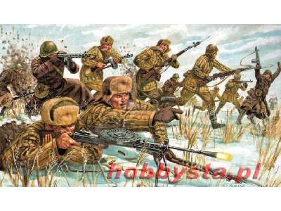 Figures Russian Infantry (winter uniform) - World War II - image 1