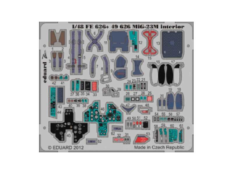 MiG-23M interior S. A. 1/48 - Trumpeter - image 1