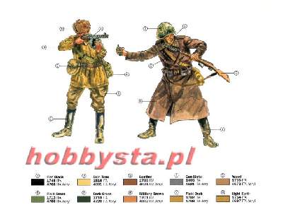 Figures Russian Infantry (winter uniform) - World War II - image 2