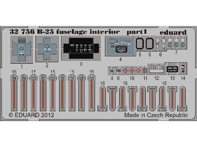 B-25 fuselage interior 1/32 - Hk Models - image 2