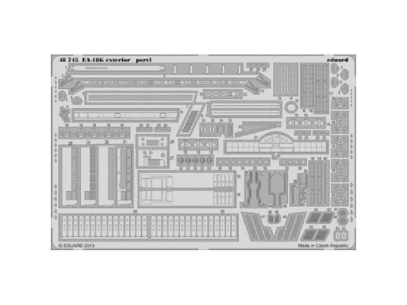 EA-18G exterior 1/48 - Italeri - image 1