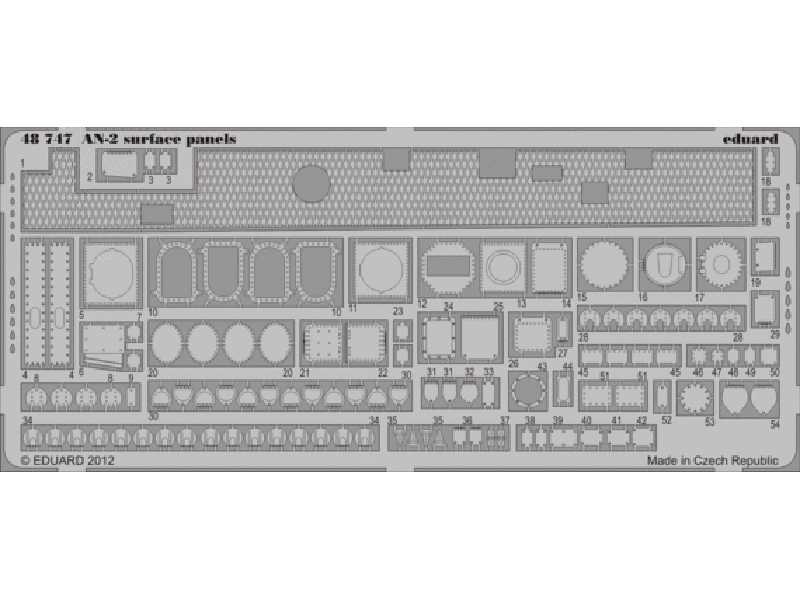 An-2 surface panels 1/48 - Hobby Boss - image 1
