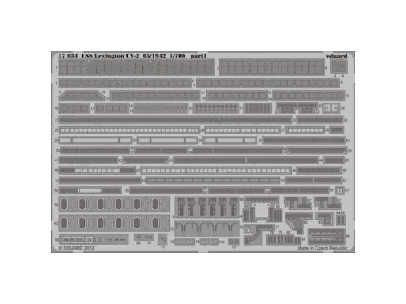 USS Lexington CV-2 05/1942 1/700 - Trumpeter - image 1