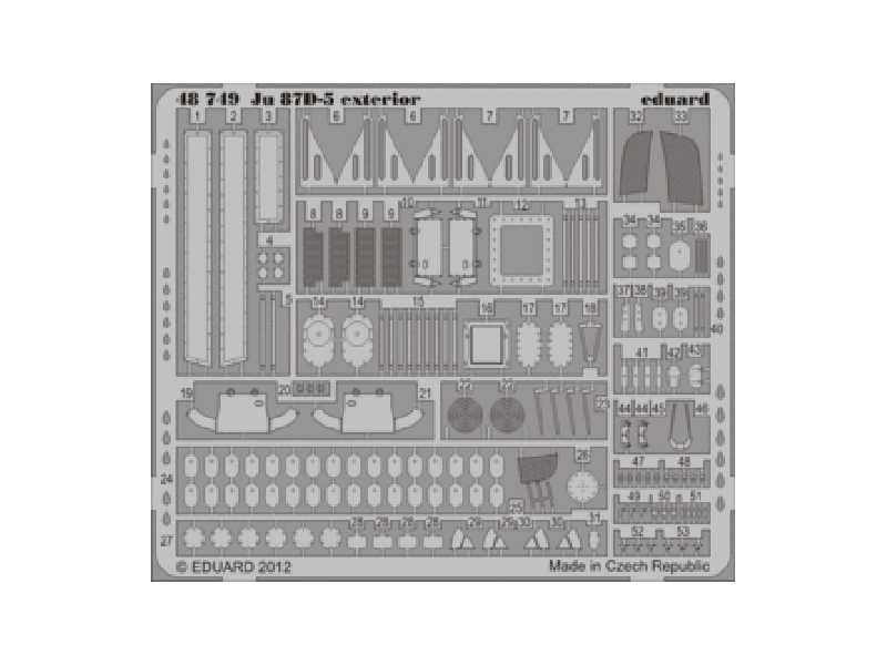 Ju 87D-5 exterior 1/48 - Italeri - image 1