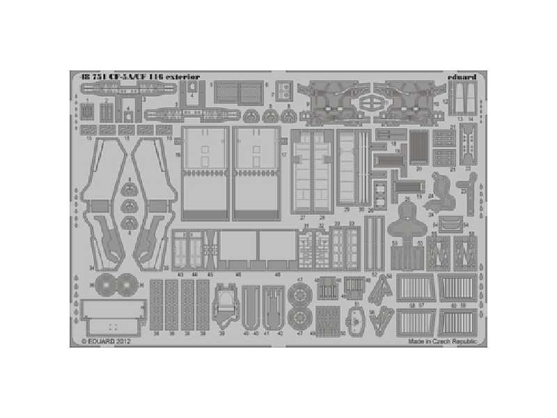 CF-5A/ CF-116 exterior 1/48 - Kinetic - image 1