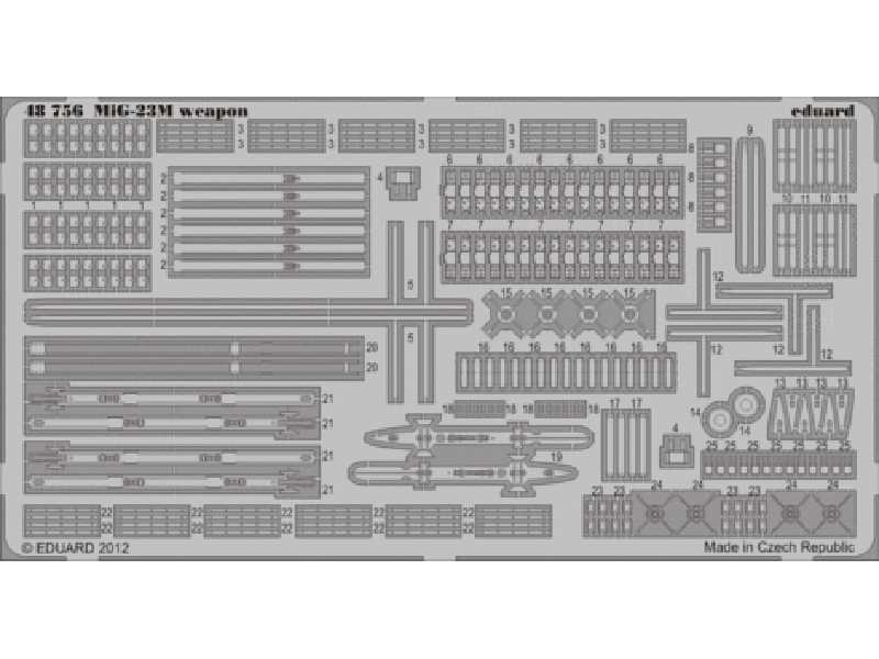 MiG-23M/ ML/ MF weapon 1/48 - Trumpeter - image 1