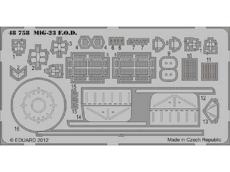 MiG-23 F. O.D.  1/48 - Trumpeter - image 1