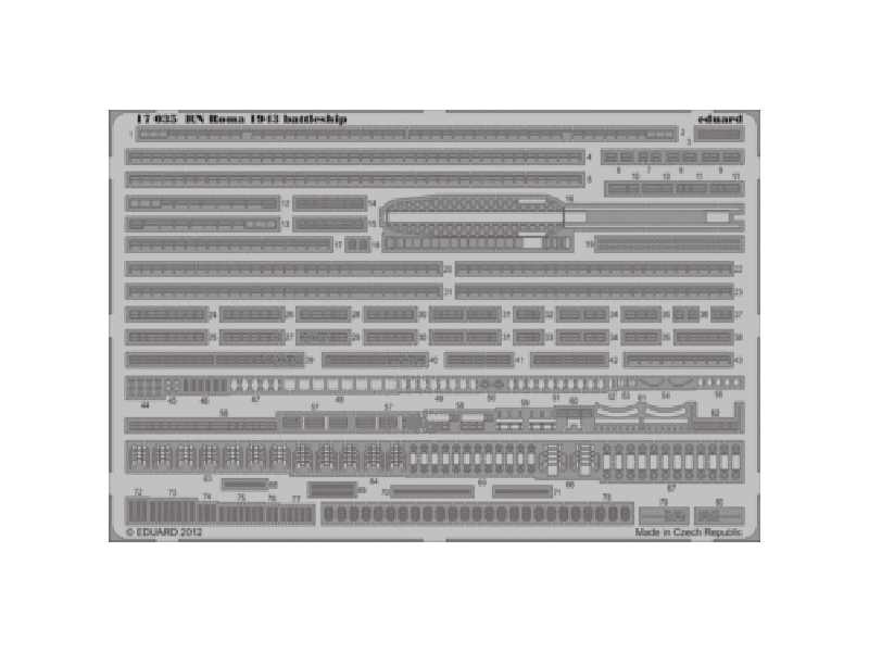 RN Roma 1943 battleship 1/700 - Trumpeter - image 1