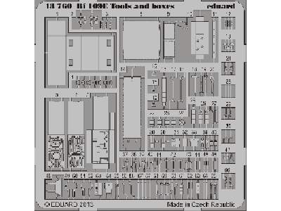 Bf 109E tools and boxes 1/48 - image 1