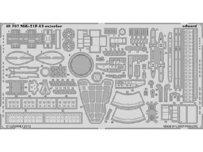 MiG-21F-13 exterior 1/48 - Trumpeter - image 1