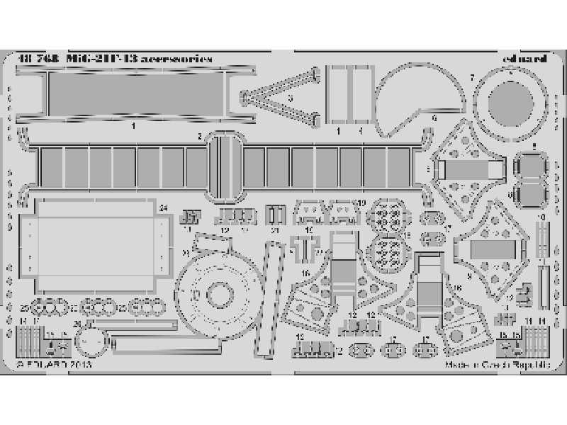 MiG-21F-13 accessories 1/48 - Trumpeter - image 1