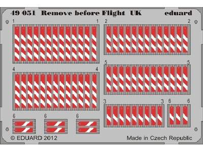 Remove before flight UK 1/48 - image 1