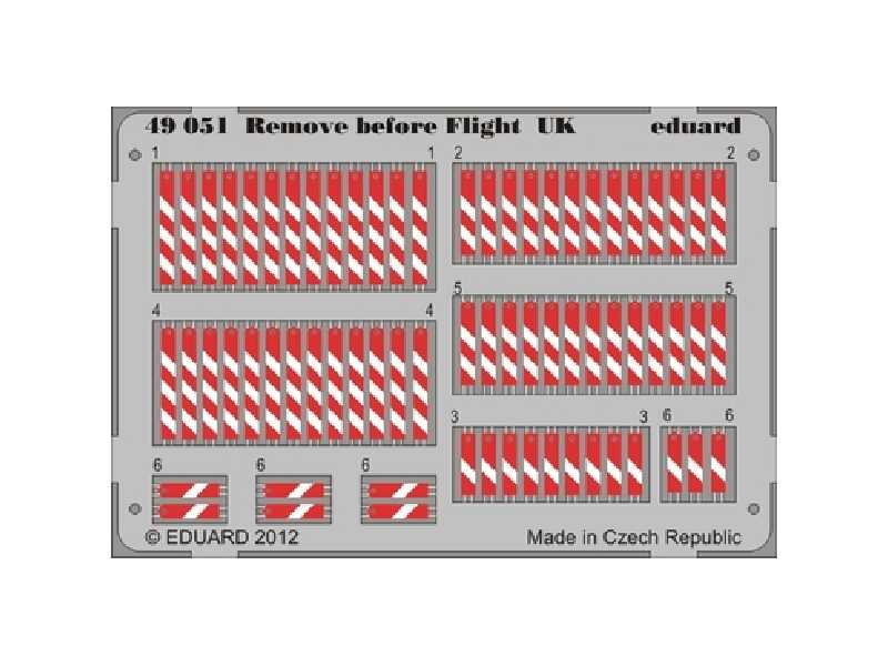 Remove before flight UK 1/48 - image 1
