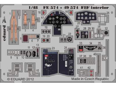 F8F interior S. A. 1/48 - Hobby Boss - image 1