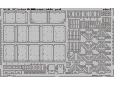 IDF Merkava Mk. IIID armour shields 1/35 - Meng - image 1