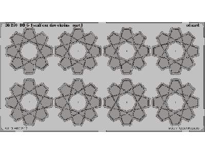 DB G-4 staff car tire chains 1/35 - Icm - image 1