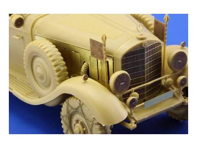 DB G-4 staff car tire chains 1/35 - Icm - image 4