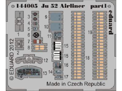 Ju 52 airliner 1/144 - Eduard - image 1