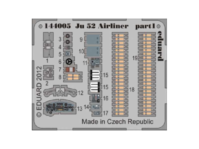 Ju 52 airliner 1/144 - Eduard - image 1