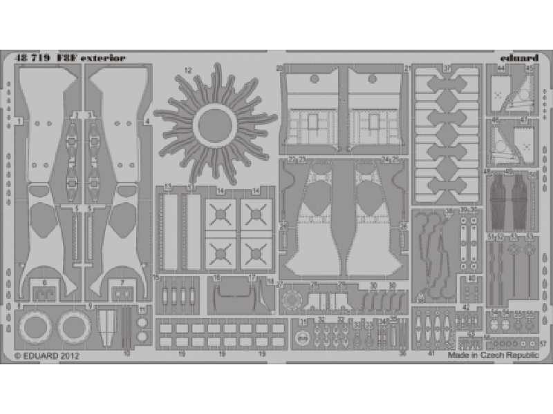 F8F exterior 1/48 - Hobby Boss - image 1